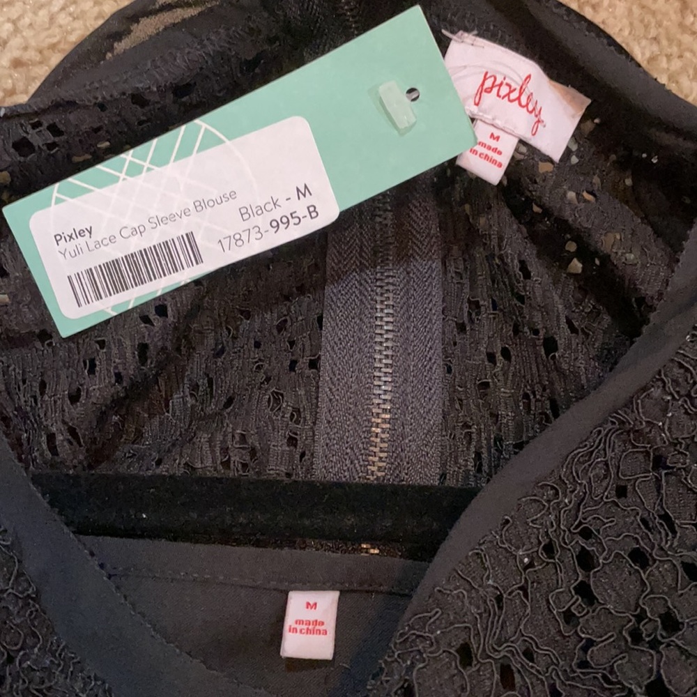 Pixley/Stitch Fix lace blouse - Picture 4 of 7
